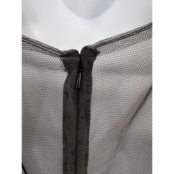 Black sequens  Cocktail Ed Young dress size Small‎  flowy  Elegan night gown - Picture 5 of 9